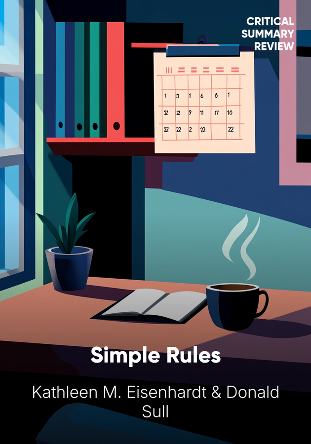 Book cover of Simple Rules by Donald Sull — critical summary review on 12min