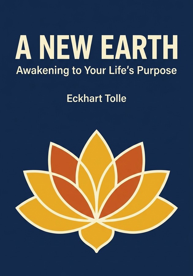 Book cover of A New Earth by Eckhart Tolle — critical summary review on 12min