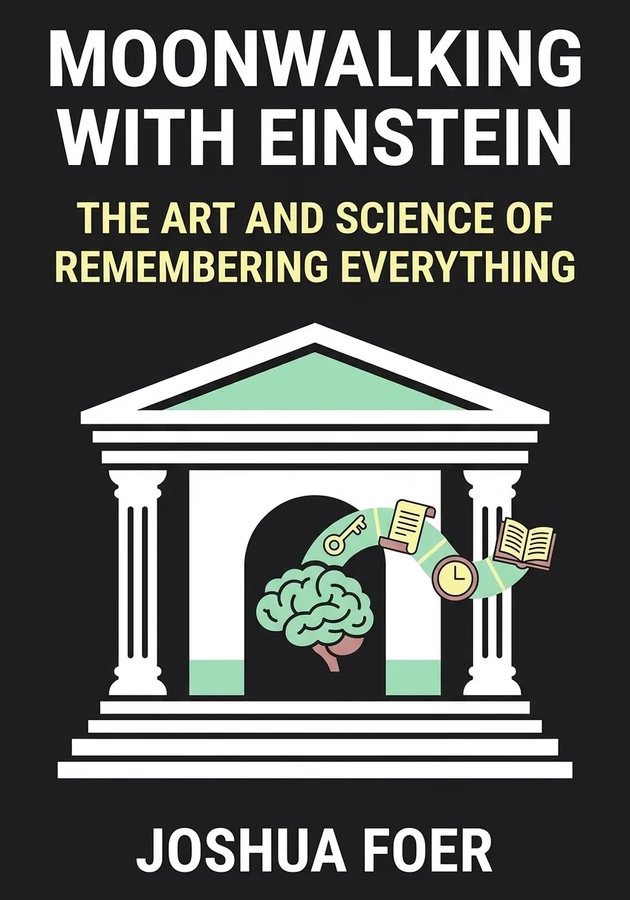 Book cover of Moonwalking with Einstein by Joshua Foer — critical summary review on 12min