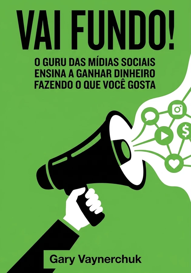 Capa do livro Vai fundo!, de Gary Vaynerchuk — resumo e resenha crítica no 12min