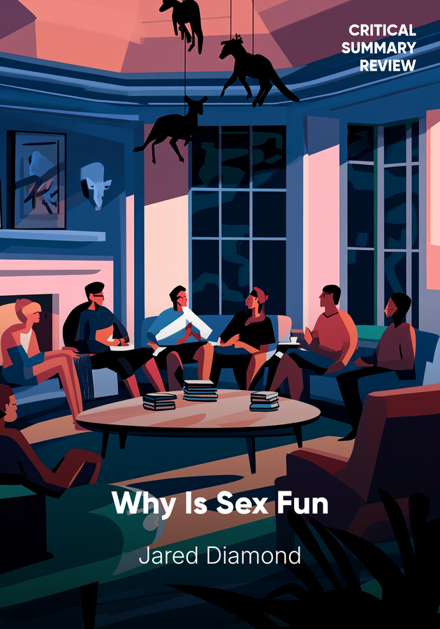 Book cover of Why Is Sex Fun by Jared Diamond — critical summary review on 12min