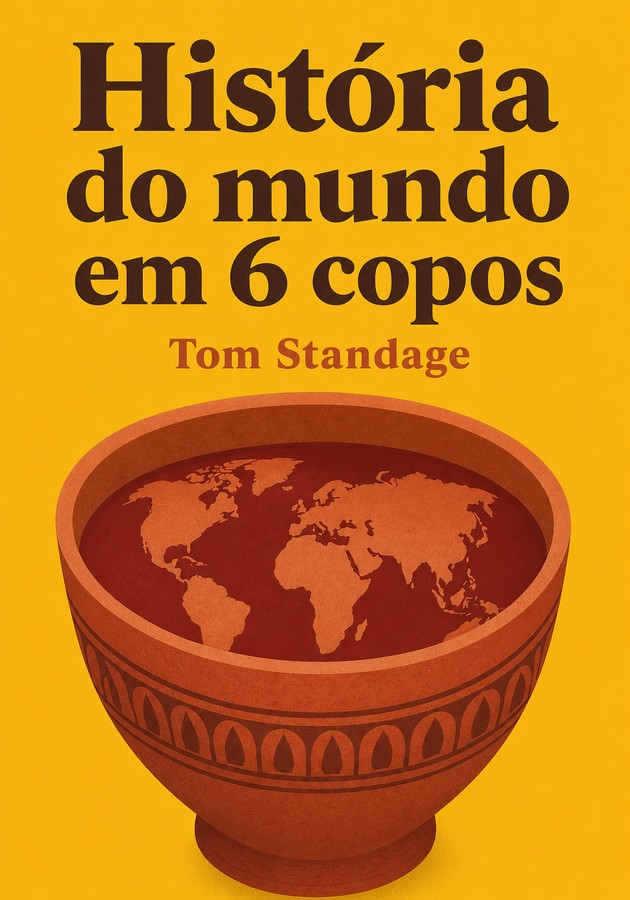Capa do livro História do mundo em 6 copos, de Tom Standage — resumo e resenha crítica no 12min