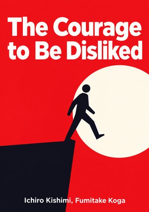 Book cover of The Courage to Be Disliked by  Ichiro Kishimi & Fumitake Koga — critical summary review on 12min