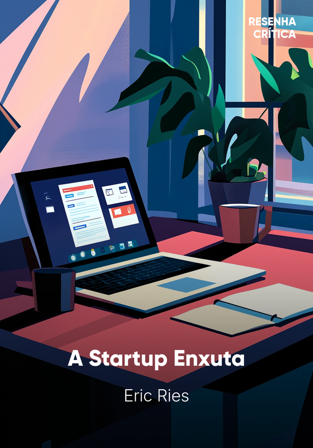 Capa do livro A Startup Enxuta, de Eric Ries — resumo e resenha crítica no 12min