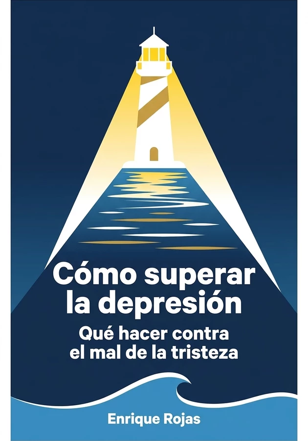 Portada del libro Cómo superar la depresión, de Enrique Rojas — resumen crítico y reseña en 12min