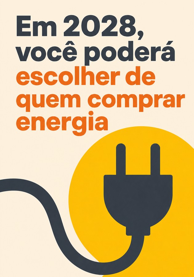 Capa do livro Em 2028, você poderá escolher de quem comprar energia, de 12min Originals — resumo e resenha crítica no 12min