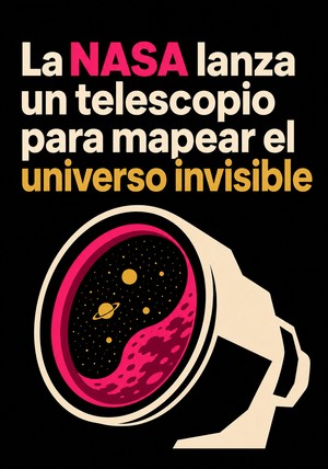 Portada del libro La NASA lanza un telescopio para mapear el universo invisible, de 12min Originals — resumen crítico y reseña en 12min