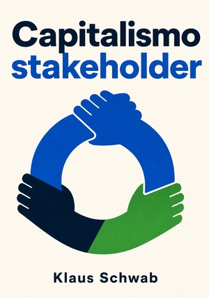 Capa do livro Capitalismo stakeholder, de Klaus Schwab — resumo e resenha crítica no 12min