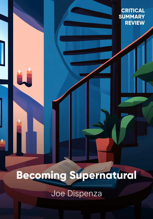 Book cover of Becoming Supernatural by Joe Dispenza — critical summary review on 12min