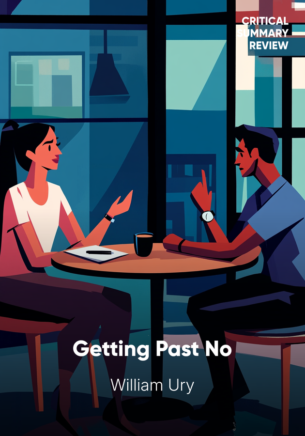 Book cover of Getting Past No by William Ury — critical summary review on 12min