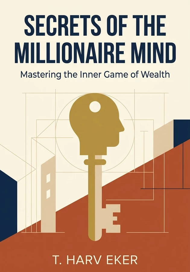 Book cover of Secrets of the Millionaire Mind by T. Harv Eker — critical summary review on 12min