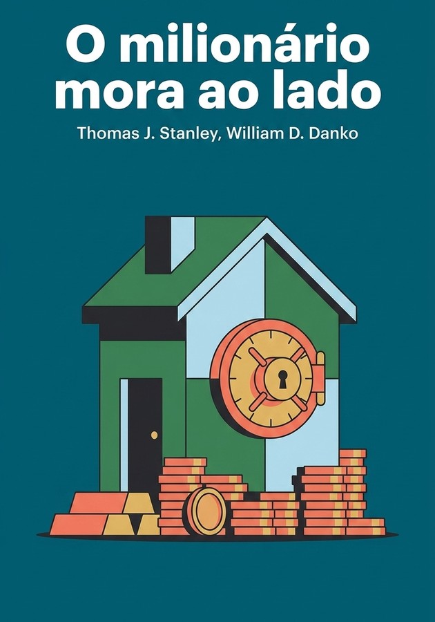 Capa do livro O milionário mora ao lado, de Thomas J. Stanley — resumo e resenha crítica no 12min