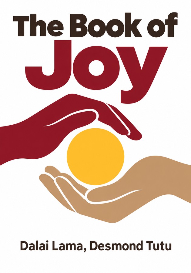 Book cover of The Book of Joy by Dalai Lama — critical summary review on 12min