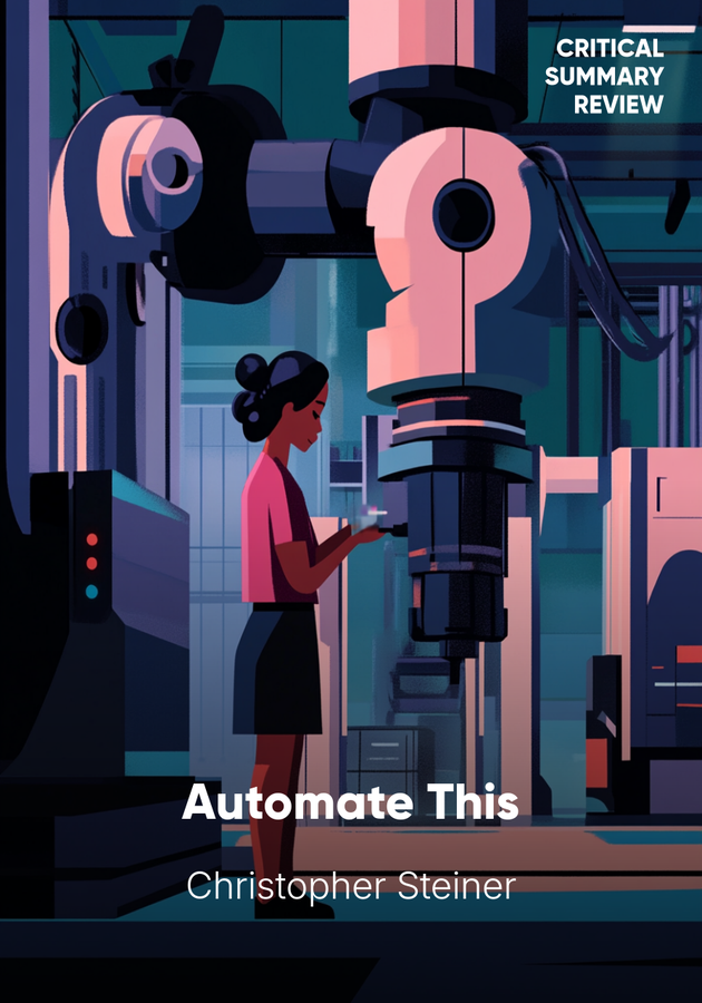 Book cover of Automate This by Christopher Steiner — critical summary review on 12min