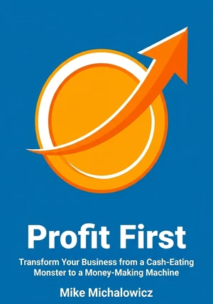 Book cover of Profit First by Mike Michalowicz — critical summary review on 12min