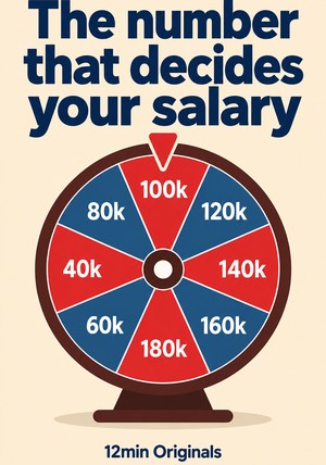 Book cover of The number that decides your salary by 12min Originals — critical summary review on 12min