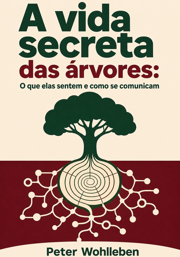 Capa do livro A vida secreta das árvores: O que elas sentem e como se comunicam, de  Peter Wohlleben — resumo e resenha crítica no 12min