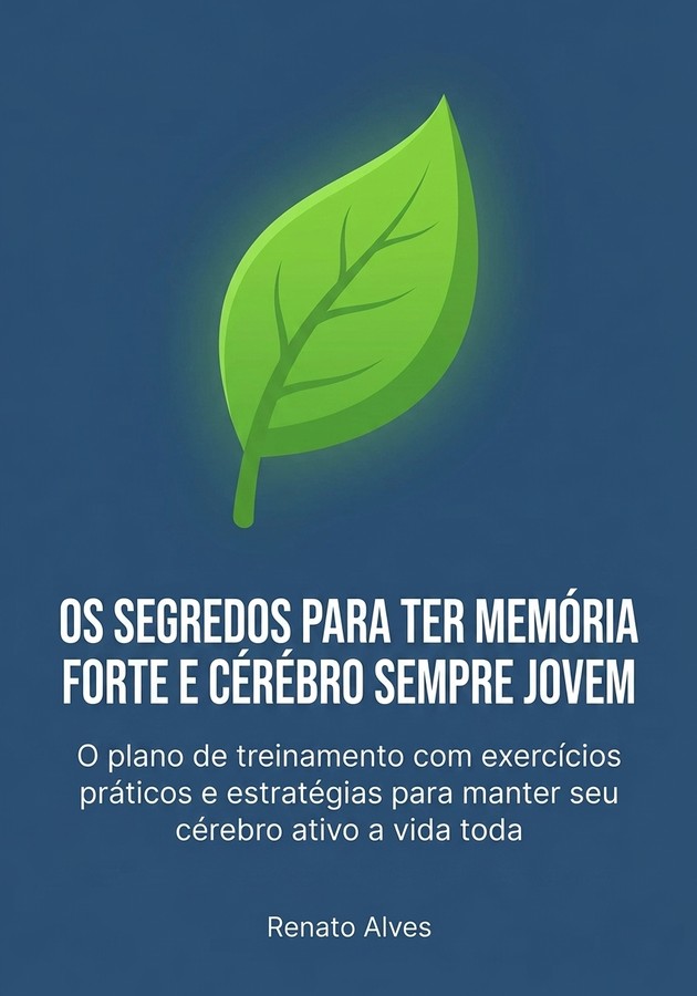 Capa do livro Os Segredos Para Ter Memória Forte e Cérebro Sempre Jovem, de Renato Alves  — resumo e resenha crítica no 12min