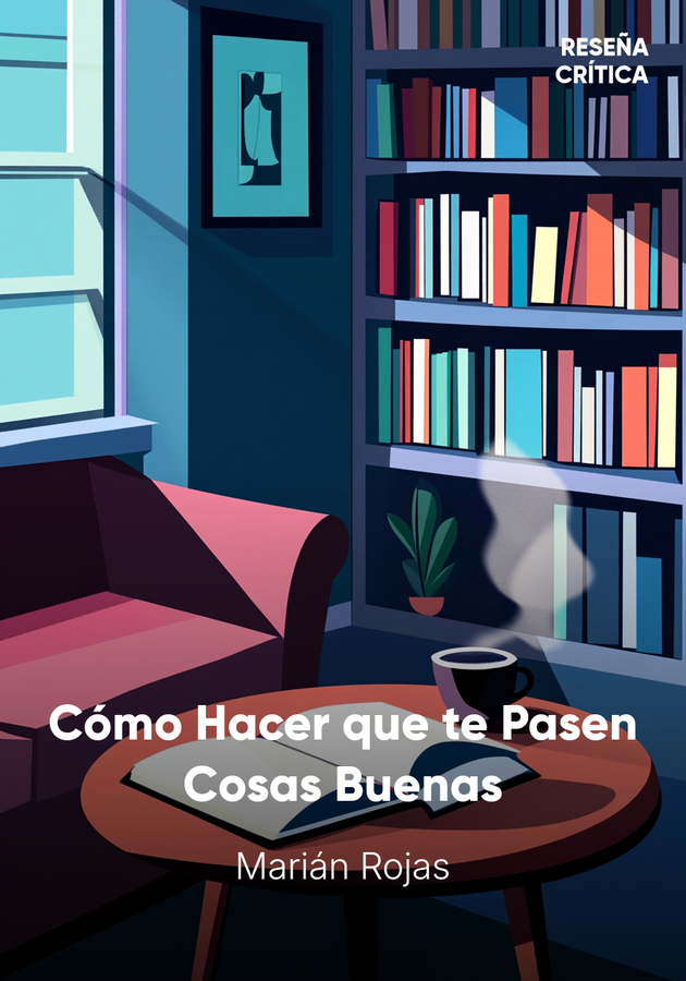 Portada del libro Cómo Hacer que te Pasen Cosas Buenas, de Marián Rojas — resumen crítico y reseña en 12min