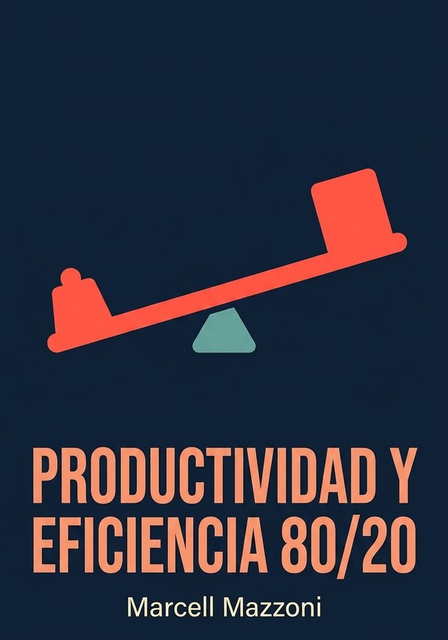Portada del libro Productividad Y Eficiencia 80/20, de Marcell Mazzoni — resumen crítico y reseña en 12min