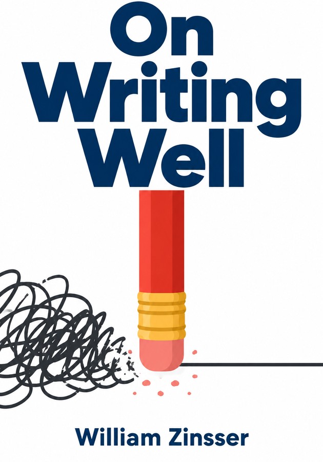 Book cover of On Writing Well by William Zinsser — critical summary review on 12min