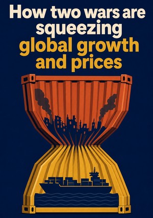 Book cover of How two wars are squeezing global growth and prices by 12min Originals — critical summary review on 12min