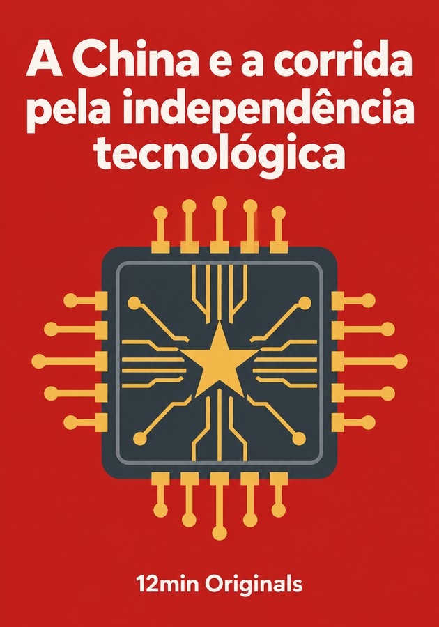 Capa do livro A China e a corrida pela independência tecnológica, de 12min Originals — resumo e resenha crítica no 12min