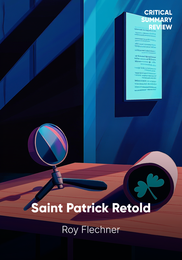Book cover of Saint Patrick Retold by Roy Flechner — critical summary review on 12min