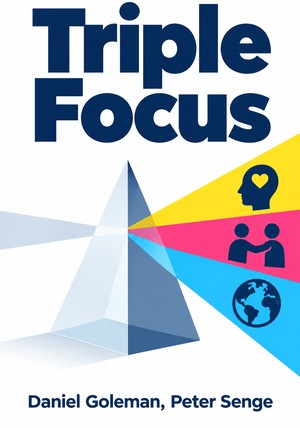 Portada del libro Triple Focus, de Daniel Goleman  & Peter Senge — resumen crítico y reseña en 12min