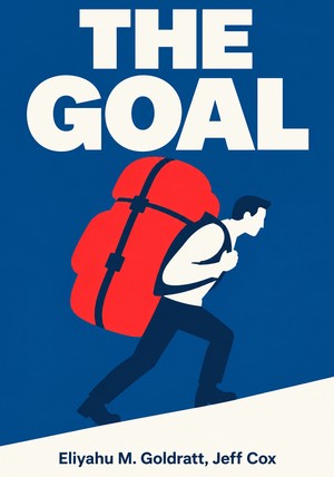 Book cover of THE GOAL by Eliyahu M. Goldratt & Jeff Cox — critical summary review on 12min