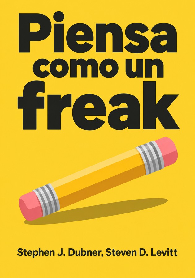 Portada del libro Piensa como un freak, de Stephen J. Dubner — resumen crítico y reseña en 12min