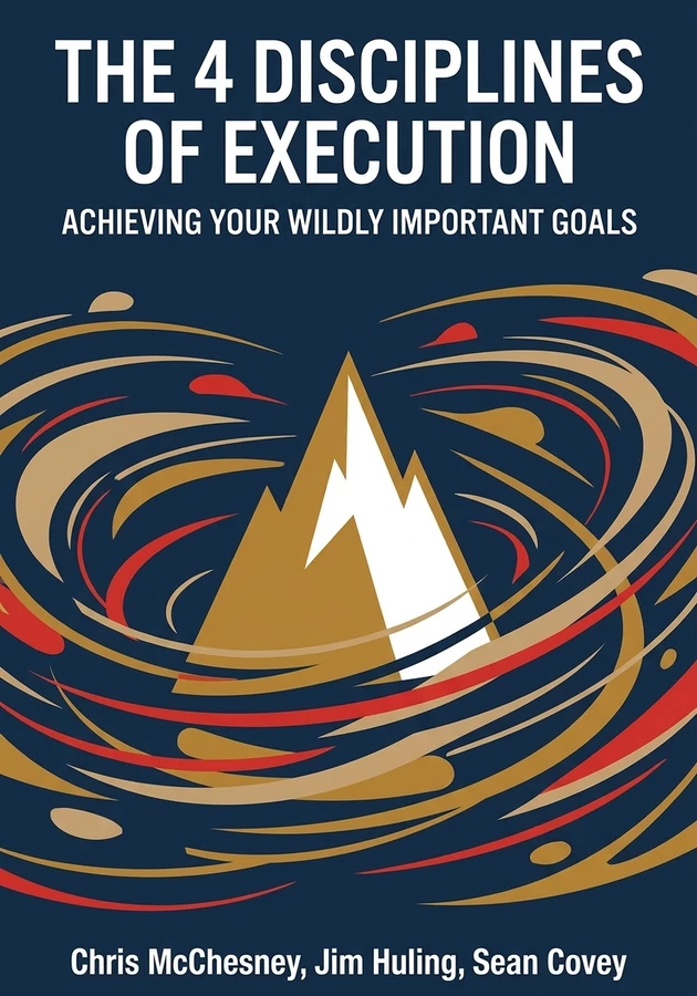 Book cover of The 4 Disciplines of Execution by Chris McChesney — critical summary review on 12min
