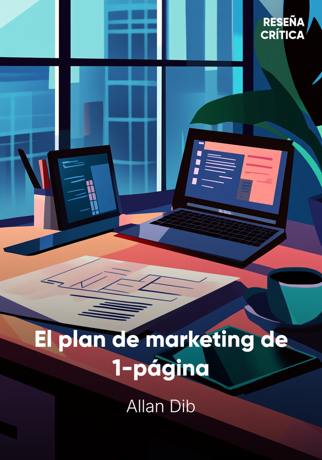 Portada del libro El plan de marketing de 1-página, de Allan Dib — resumen crítico y reseña en 12min