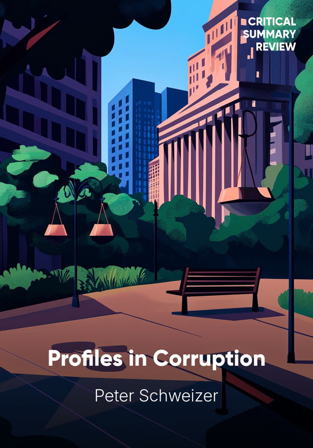 Book cover of Profiles in Corruption by Peter Schweizer — critical summary review on 12min
