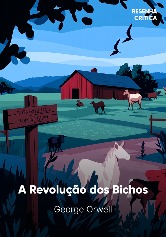 Capa do livro A Revolução dos Bichos, de George Orwell — resumo e resenha crítica no 12min