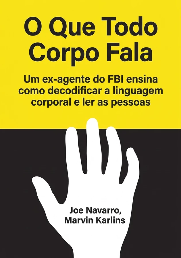 Capa do livro O Que Todo Corpo Fala, de Joe Navarro & Marvin Karlins — resumo e resenha crítica no 12min