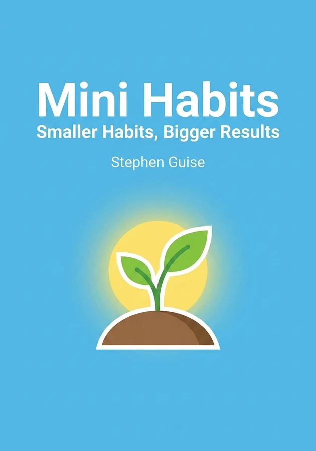 Book cover of Mini Habits by Stephen Guise — critical summary review on 12min