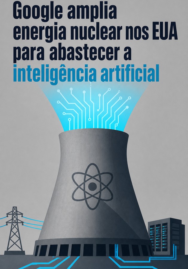 Capa do livro Google amplia energia nuclear nos EUA para abastecer a inteligência artificial, de 12min Originals — resumo e resenha crítica no 12min