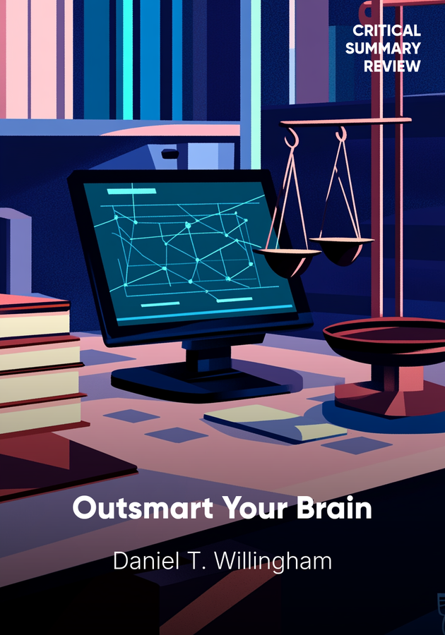 Book cover of Outsmart Your Brain by Daniel T. Willingham — critical summary review on 12min