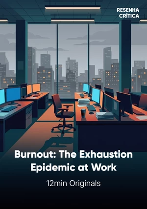 Book cover of Burnout: The Exhaustion Epidemic at Work by 12min Originals — critical summary review on 12min