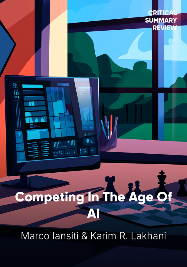 Book cover of Competing In The Age Of AI by Karim R. Lakhani — critical summary review on 12min