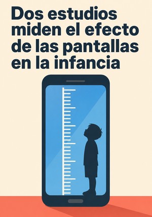 Portada del libro Dos estudios miden el efecto de las pantallas en la infancia, de 12min Originals — resumen crítico y reseña en 12min