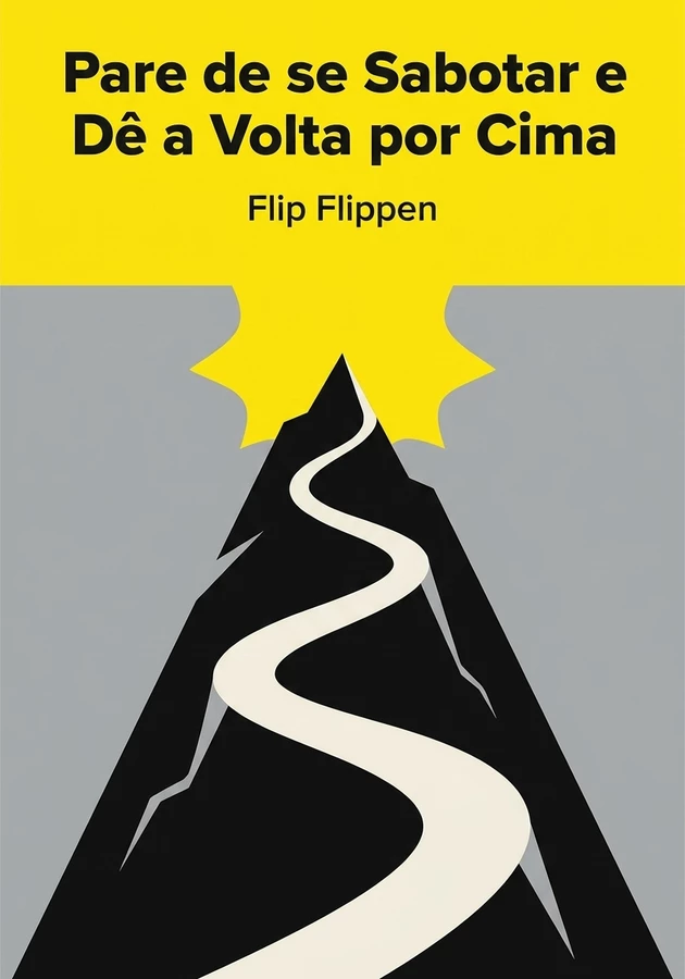 Capa do livro Pare de se Sabotar e Dê a Volta por Cima, de Flip Flippen — resumo e resenha crítica no 12min