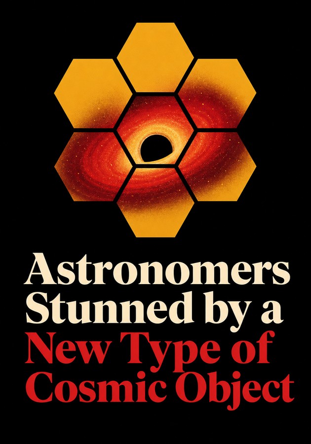 Book cover of Astronomers Stunned by a New Type of Cosmic Object by 12min Originals — critical summary review on 12min