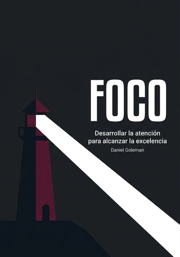 Portada del libro Foco, de Daniel Goleman  — resumen crítico y reseña en 12min