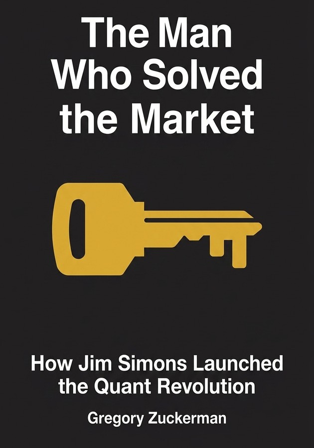 Portada del libro The Man Who Solved the Market, de Gregory Zuckerman — resumen crítico y reseña en 12min