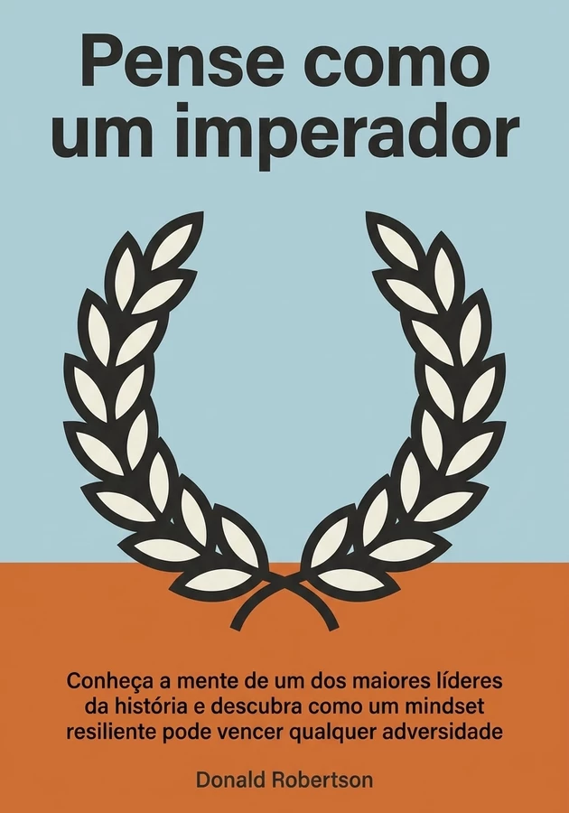 Capa do livro Pense como um imperador, de Donald Robertson — resumo e resenha crítica no 12min