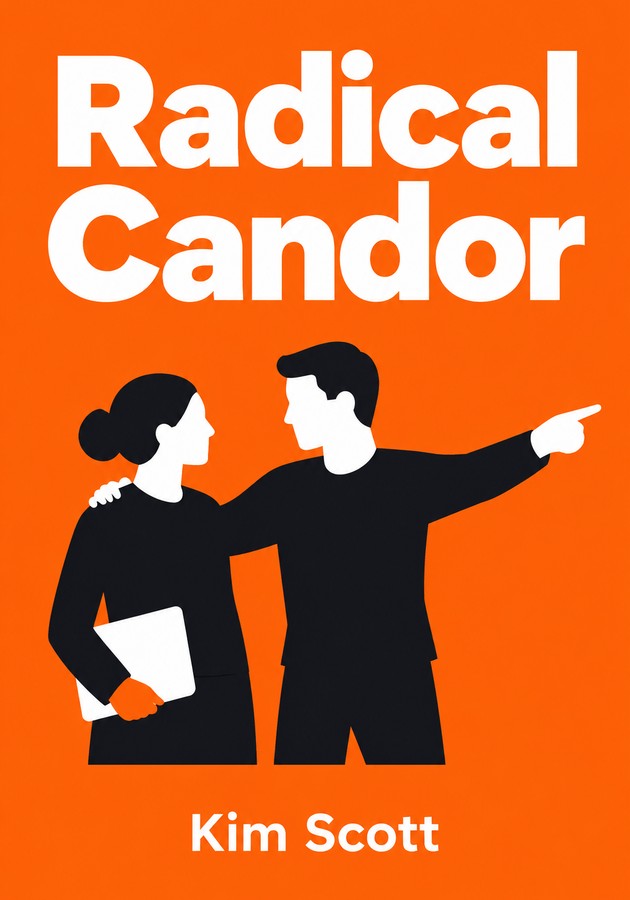 Book cover of Radical Candor by Kim Scott — critical summary review on 12min