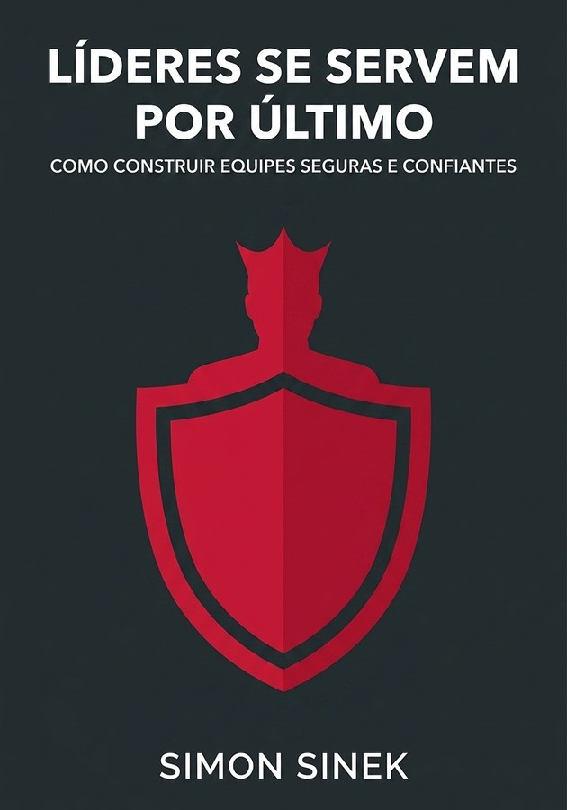 Capa do livro Líderes Se Servem Por Último , de Simon Sinek — resumo e resenha crítica no 12min