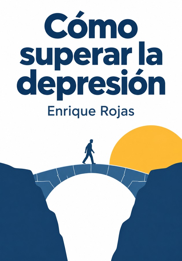 Portada del libro Cómo superar la depresión, de Enrique Rojas — resumen crítico y reseña en 12min
